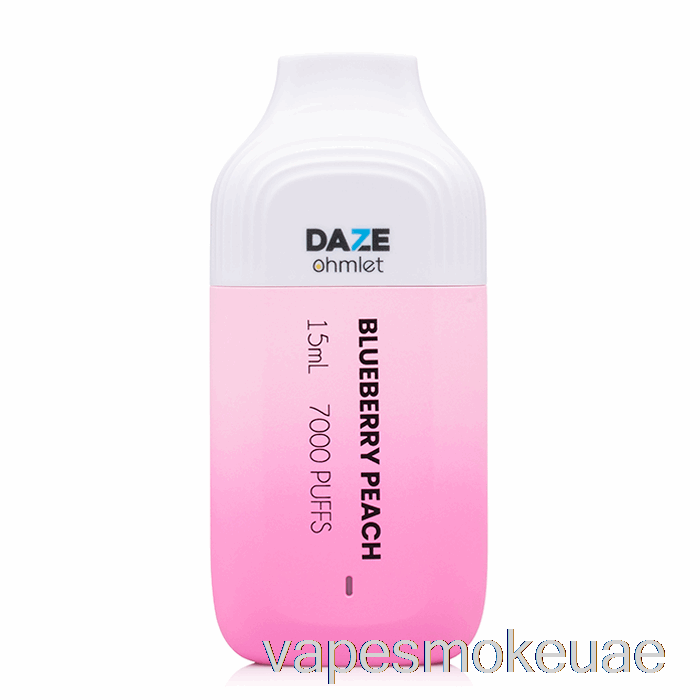 Vape Uae 7 Daze Ohmlet 7000 للاستخدام مرة واحدة عنبية وخوخ